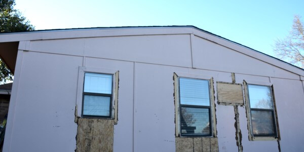 House Siding Before Installation