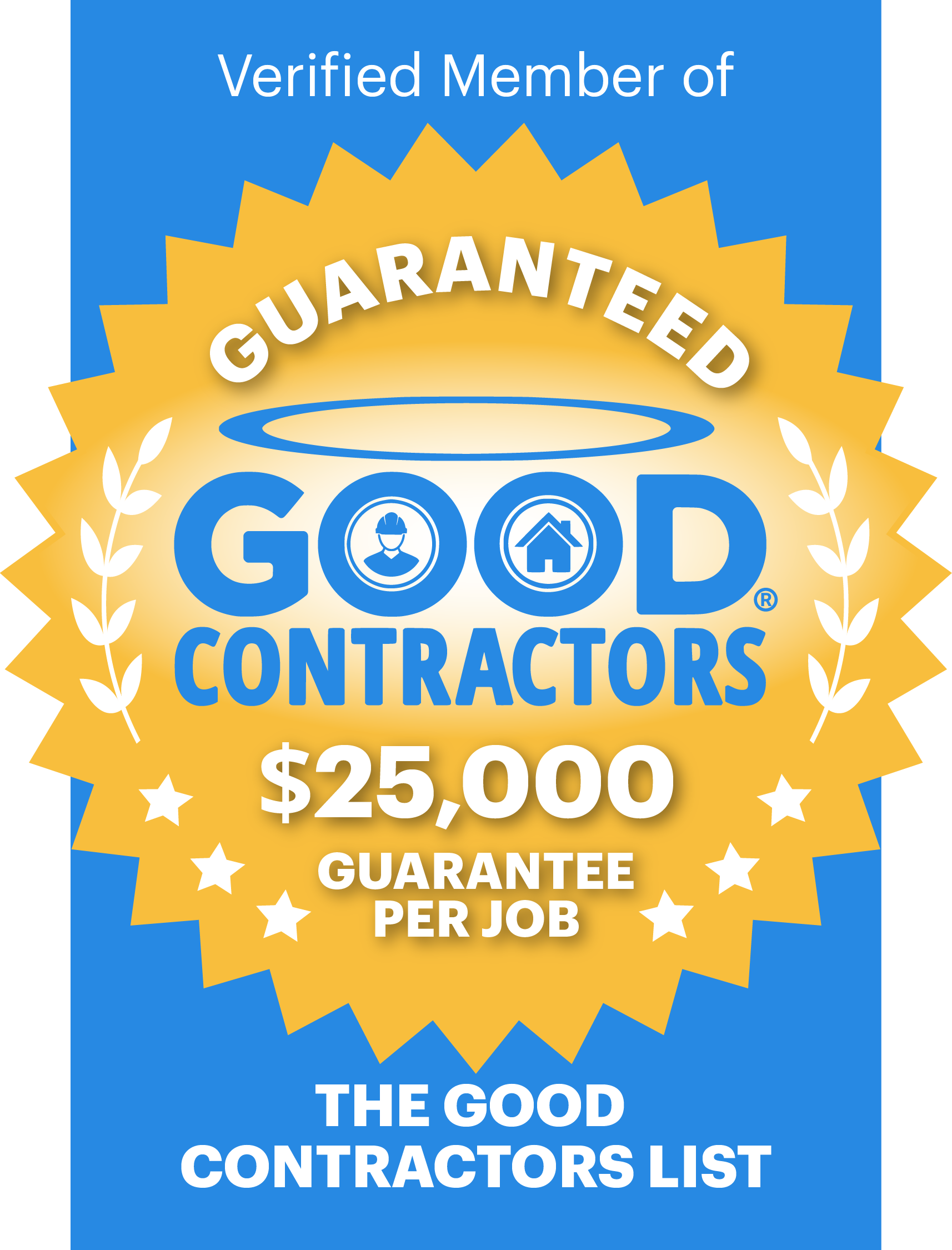 good contractors list badge